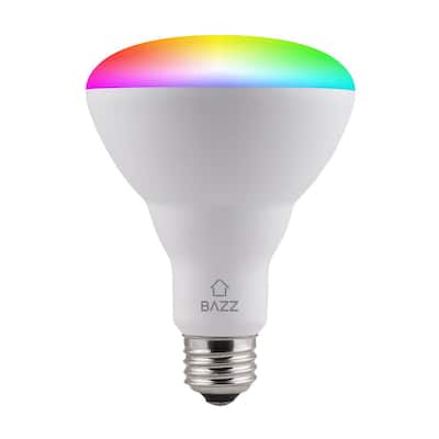 65-Watt Equivalent BR30 Dimmable Tunable RGB Smart Wi-Fi LED Light Bulb (4-Pack)