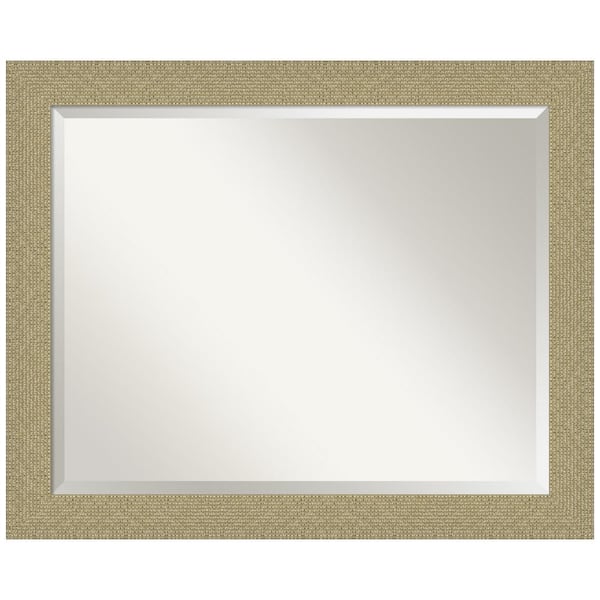 Amanti Art Mosaic Gold 32.25 in. H x 26.25 in. W Framed Wall Mirror