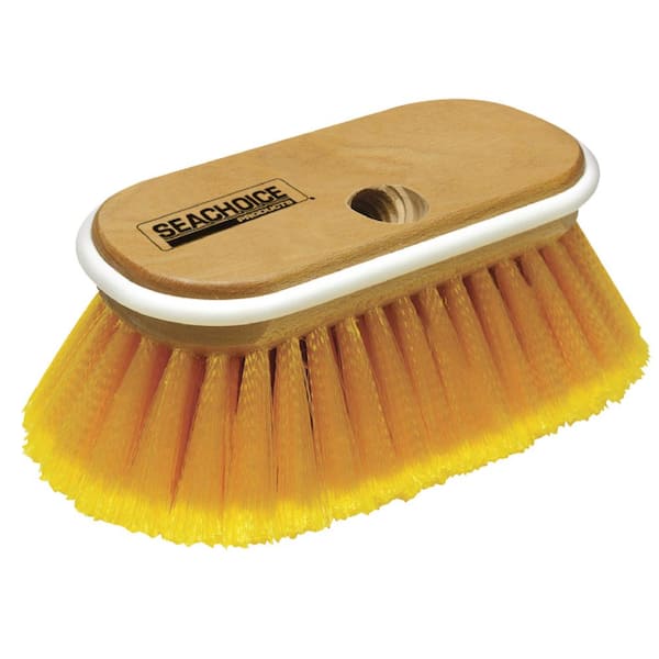 Seachoice Deck Medium Soft Brush With Standard Threaded Hole