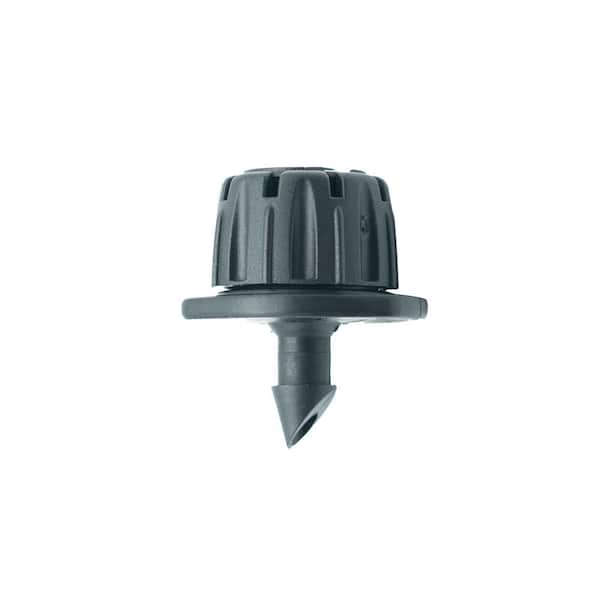 DIG 0-14 GPH Adjustable Dripper on Barb 360 Degree Emitter Fits All Tubing Sizes(100-Pack)