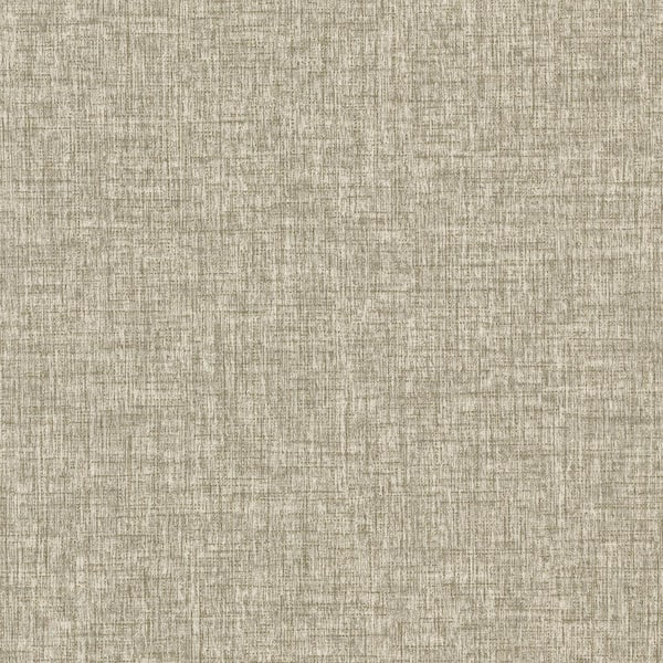 Advantage Larimore Faux Fabric Brown Non Pasted Non Woven Wallpaper