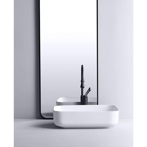 Acehoom 20 In Bathroom Contemporary, Are Rectangular Bathroom Sinks In Style