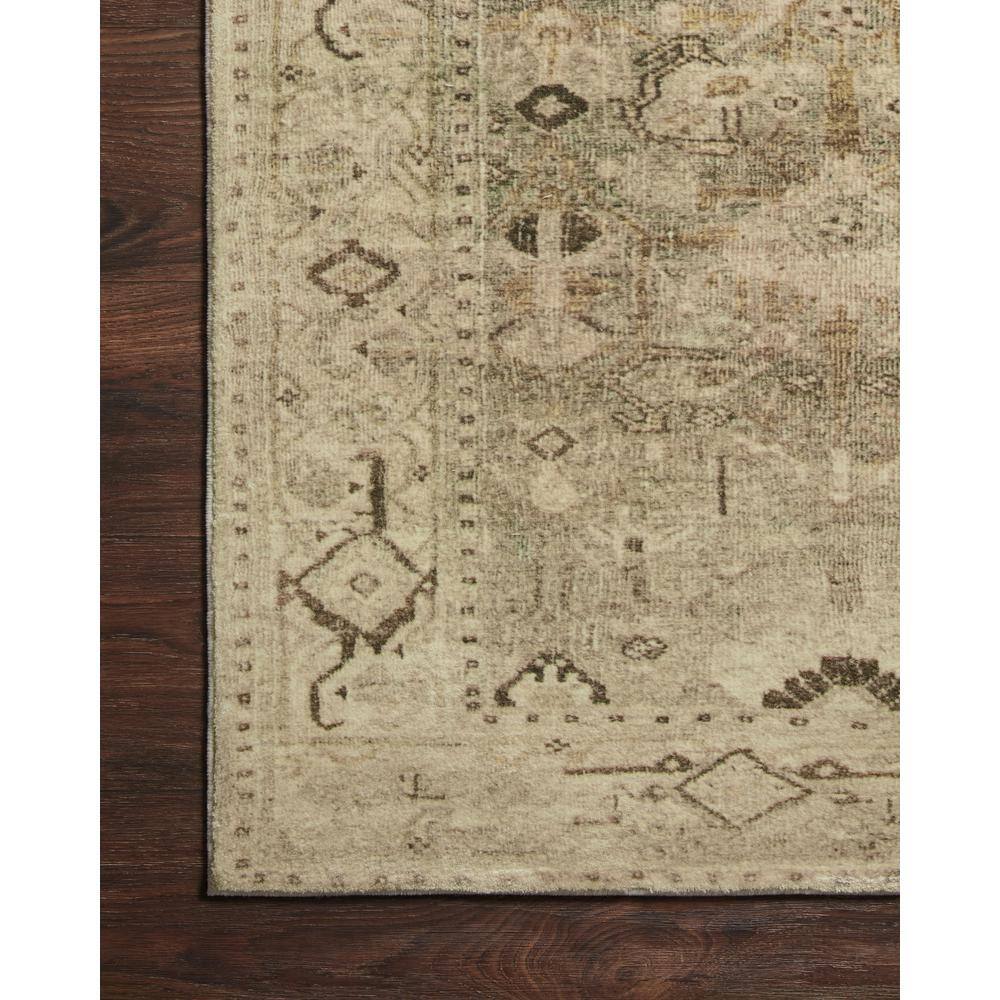 Margot Antique Sage Rectangular Stain-Resistant Synthetic Rug