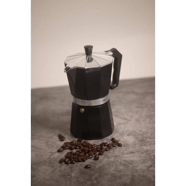 6-CUP BIALETTI COFFEE MAKER - Black