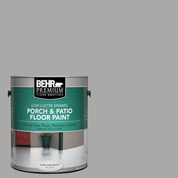 BEHR Premium 1 gal. #PFC-68 Silver Gray Low-Lustre Interior/Exterior Porch and Patio Floor Paint