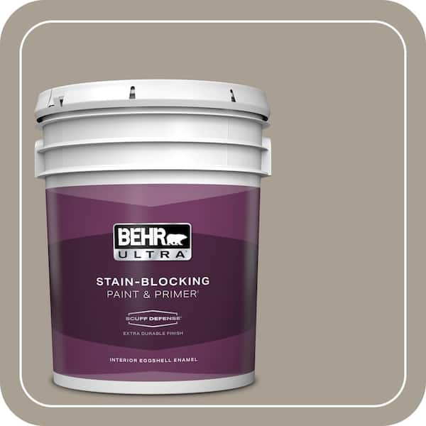 BEHR ULTRA 5 gal. #T12-12 Jackal Extra Durable Eggshell Enamel Interior Paint & Primer