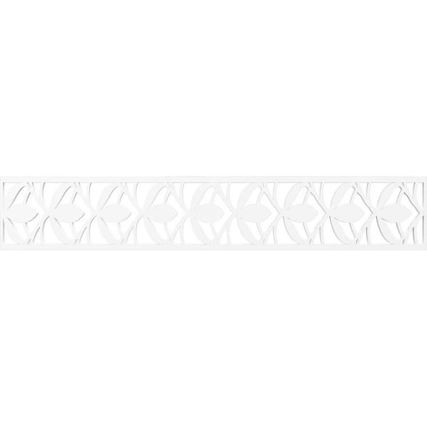 Ekena Millwork Salem Fretwork 0.375 in. D x 46.625 in. W x 8 in. L PVC Panel Moulding