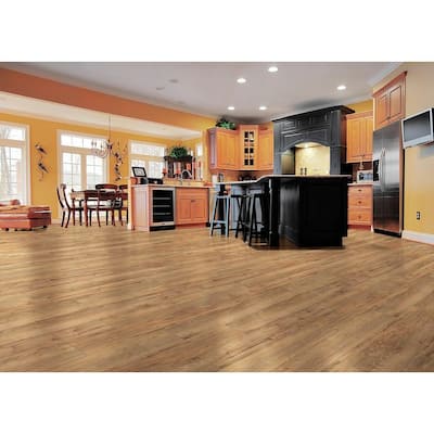 Trafficmaster Laminate Wood Flooring Laminate Flooring The Home Depot