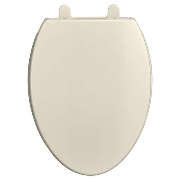 American Standard Transitional Slow-Close EverClean Elongated Closed Front Toilet Seat in Linen