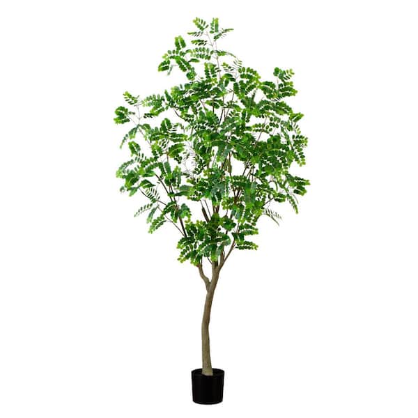 Nearly Natural 7ft. Artificial Greco Citrus Tree with Real Touch Leaves