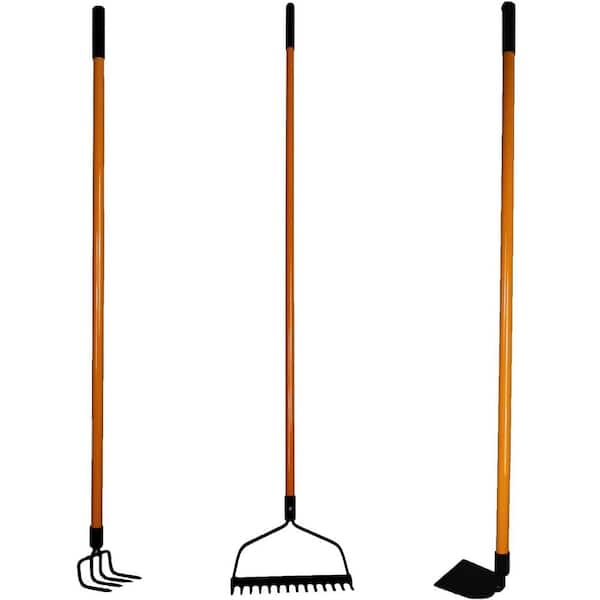 Ashman Online Ashman Various Assorted Garden Rakes (3-Pieces): 2-Bow ...