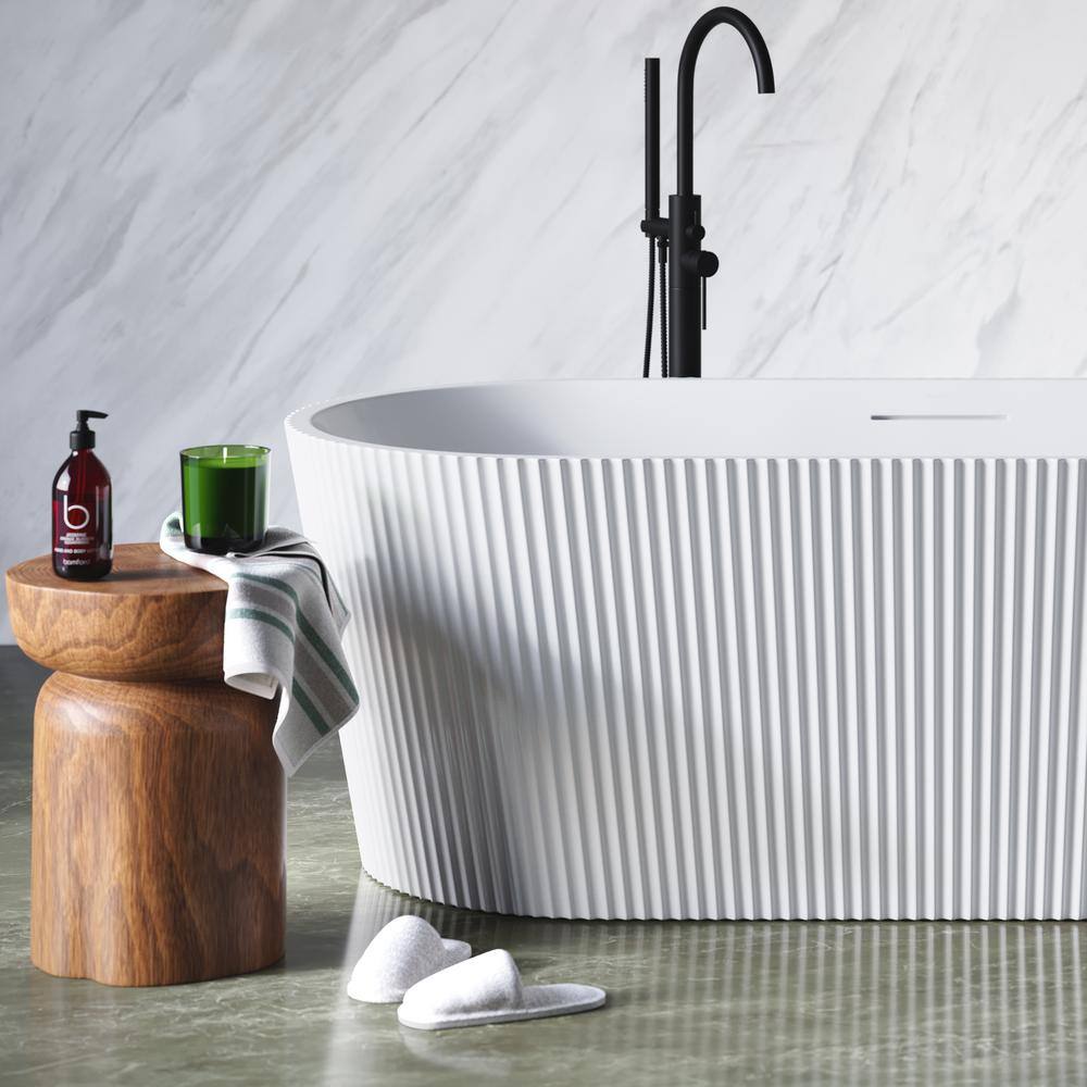 Lafayette 67" White Acrylic Freestanding Bathtub