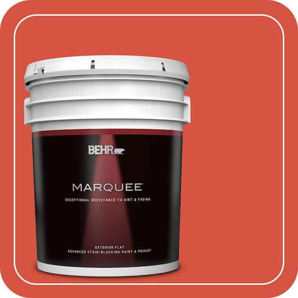 BEHR MARQUEE 5 gal. #T18-12 Spirit Warrior Flat Exterior Paint & Primer