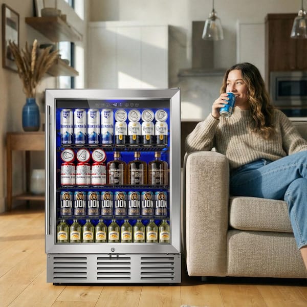 SIMZLIFE 23.5 in. Single Zone 180-Cans Freestanding/Built-in SIMZLIFE 23.5 in. Single Zone 180-Cans Freestanding/Built-in