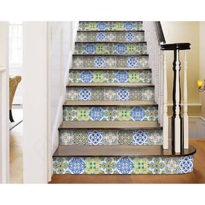 Cana Mosaic 8 in. x 8 in. Vinyl Peel and Stick Removable Tile Stickers (10.56 sq. ft./Pack)
