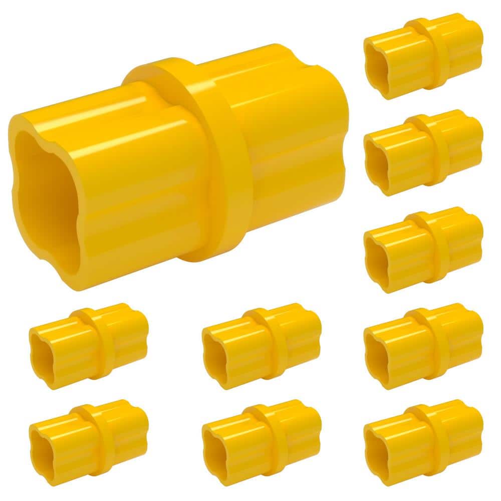 1-1/4 in. Furniture Grade PVC Sch. 40 Internal Coupling in Yellow (10-Pack) price history on PriceWatchPro
