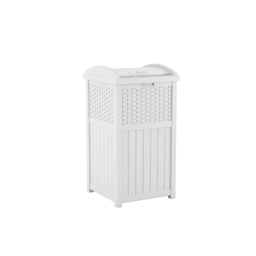  Suncast 30-Gallon Durable Hideaway Trash Waste Bin