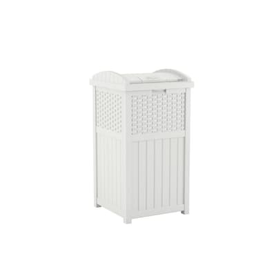 HARAY Outdoor Trash Cans Large Commercial Garbage Cans, Pedal Outdoor  Garbage Cans, Wheeled Large-Capacity Garbage Cans Removable Waste Container  with