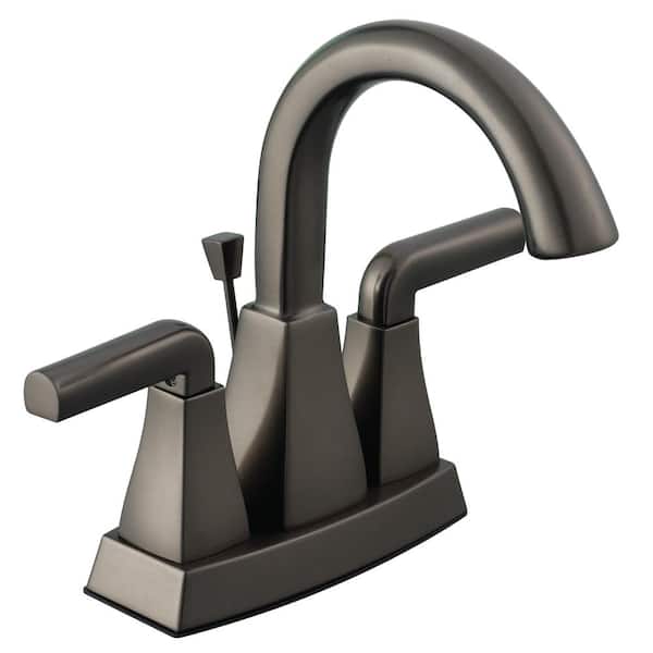 Glacier Bay 12000 Series 4 in. Centerset 2-Handle Bathroom Faucet in Oil Rubbed Bronze