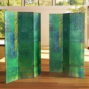 6 ft. Trellis Printed 3-Panel Room Divider