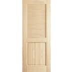28 in. x 80 in. Louver Panel Unfinished Solid Core Pine Interior Door Slab