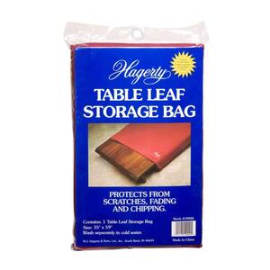 35 in. x 59 in. Burgundy Table Leaf Storage Bag
