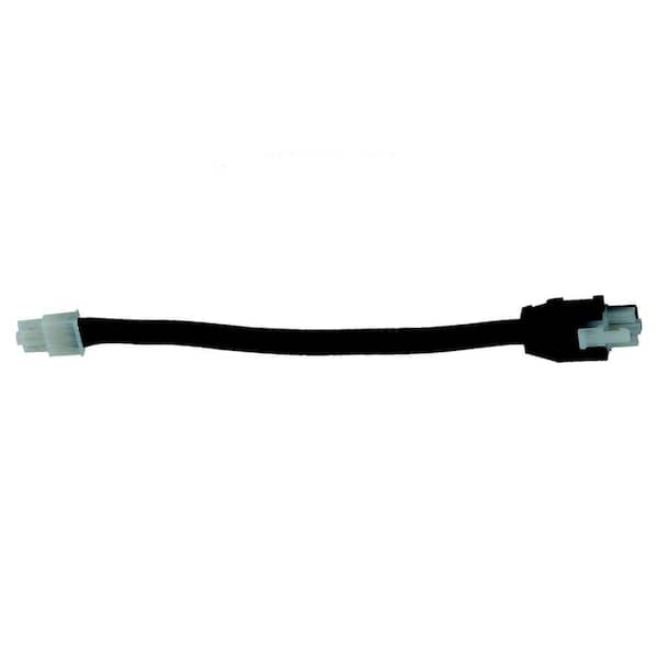Generation Lighting 18 in. 120-Volt Black Xenon Connector Cord