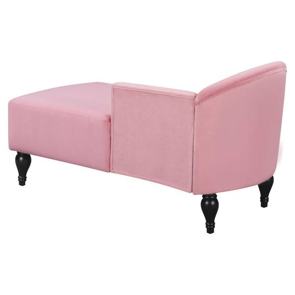 TAKE ME HOME Modern Light Pink Cotton Chaise Lounge MNY-BP80-34LP