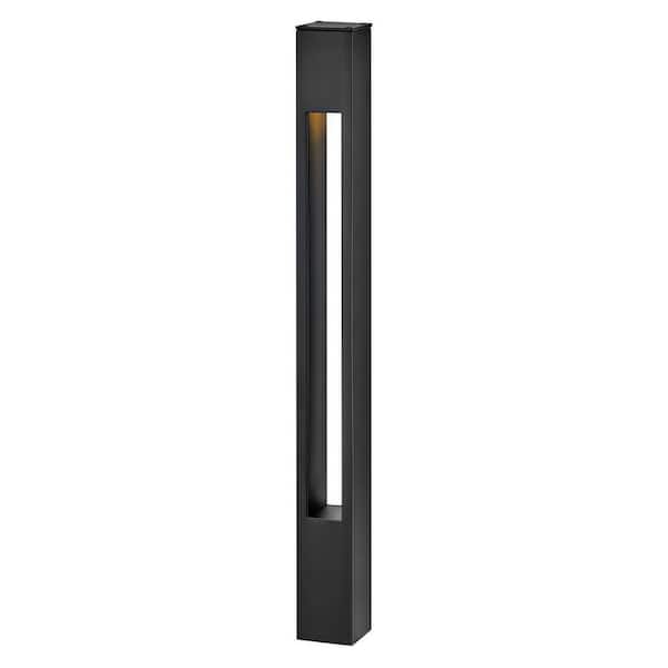 Atlantis Black Outdoor LED Low Voltage Bollard