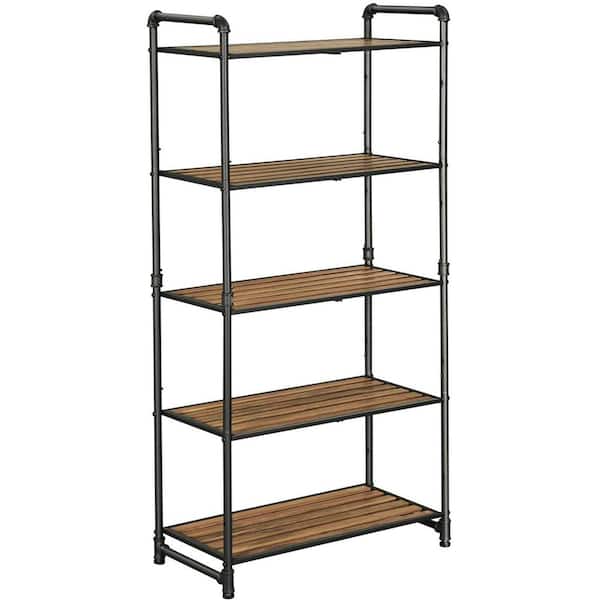 VASAGLE Ladder Shelf Wall Rack Shelf And Storage Shelving Unit 4-Tier Living