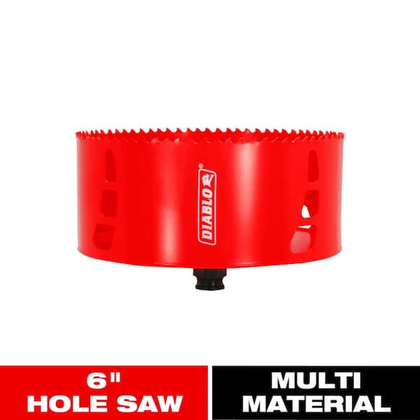 DIABLO 6 in. Bi-Metal Hole Saw with 2-3/8 in. Cutting Depth