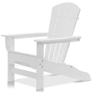 Boca Raton White Recycled Plastic Adirondack Chair