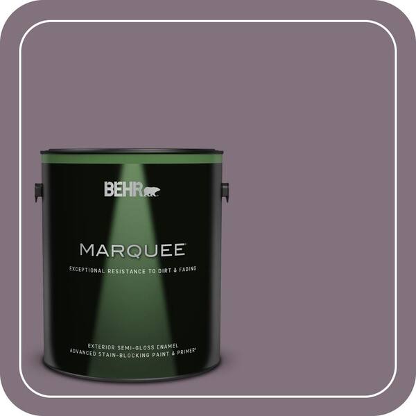 BEHR MARQUEE 1 gal. #690F-6 Wine Frost Semi-Gloss Enamel Exterior Paint & Primer
