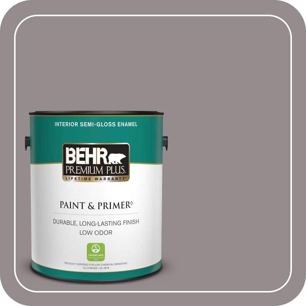 1 gal. #T18-03 Graylac Semi-Gloss Enamel Low Odor Interior Paint & Primer price history on PriceWatchPro