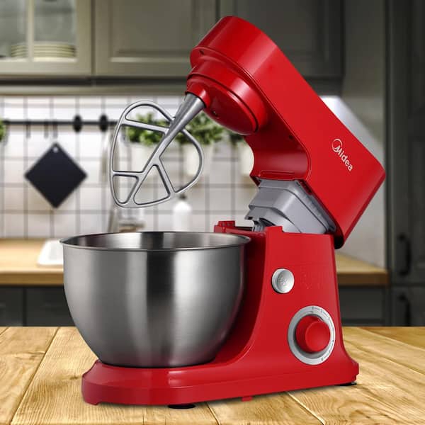値下げ　STAND MIXER Midea 5 qt. 6-Speed Stainless Steel Stand Mixer with Tilt-Head in