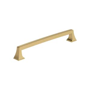 Mulholland 8 in. (203 mm) Center-to-Center Champagne Bronze Cabinet Bar Pull (1-Pack)