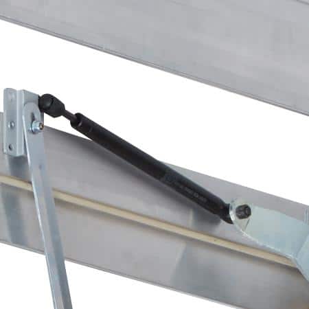 Heavy-Duty Aluminum Attic Ladder with Insulated Door