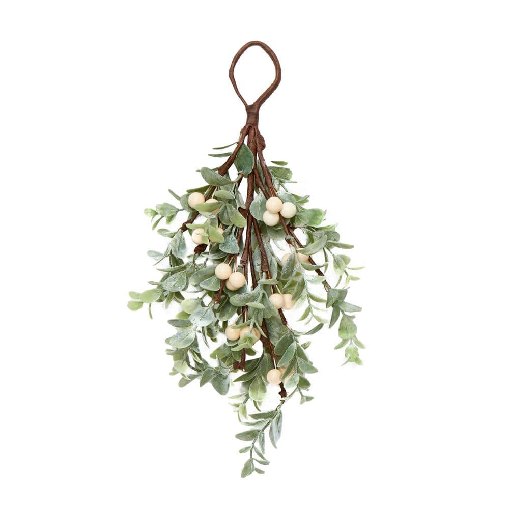 13 in. Teardrop Artificial Christmas Swag with Leaves Berry Mini Ornament (Set of 3) price history on PriceWatchPro