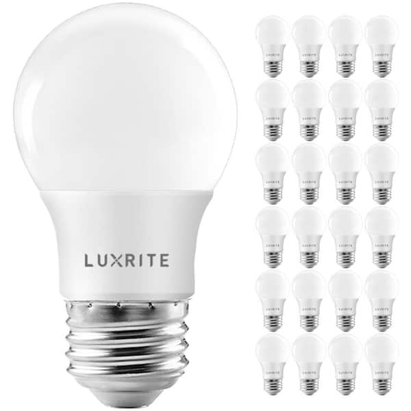 40-Watt Equivalent A15 LED E26 Base LED Light Bulb 3000K Soft White 7-Watt Dimmable 600 Lumens UL Listed 24-Pack LR21351-24PK The Home Depot