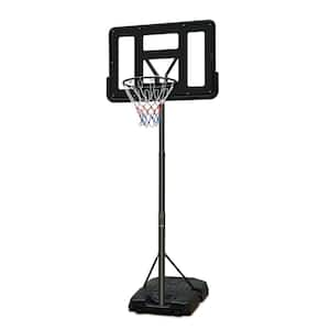 44 in. Backboard Portable Basketball Goal System with Stable Base and Wheels, Height Adjustable 6 to 10 ft.