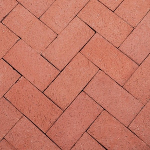 8 in. x 4 in. x 2.25 in. Brick Red Clay Paver (240-Pieces/53 sq. ft/Pallet)