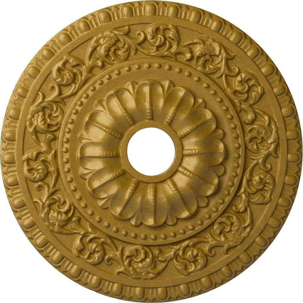 2-1/8 in. x 23-1/2 in. x 23-1/2 in. Polyurethane Vaduz Ceiling Medallion, Pharaohs Gold price history on PriceWatchPro