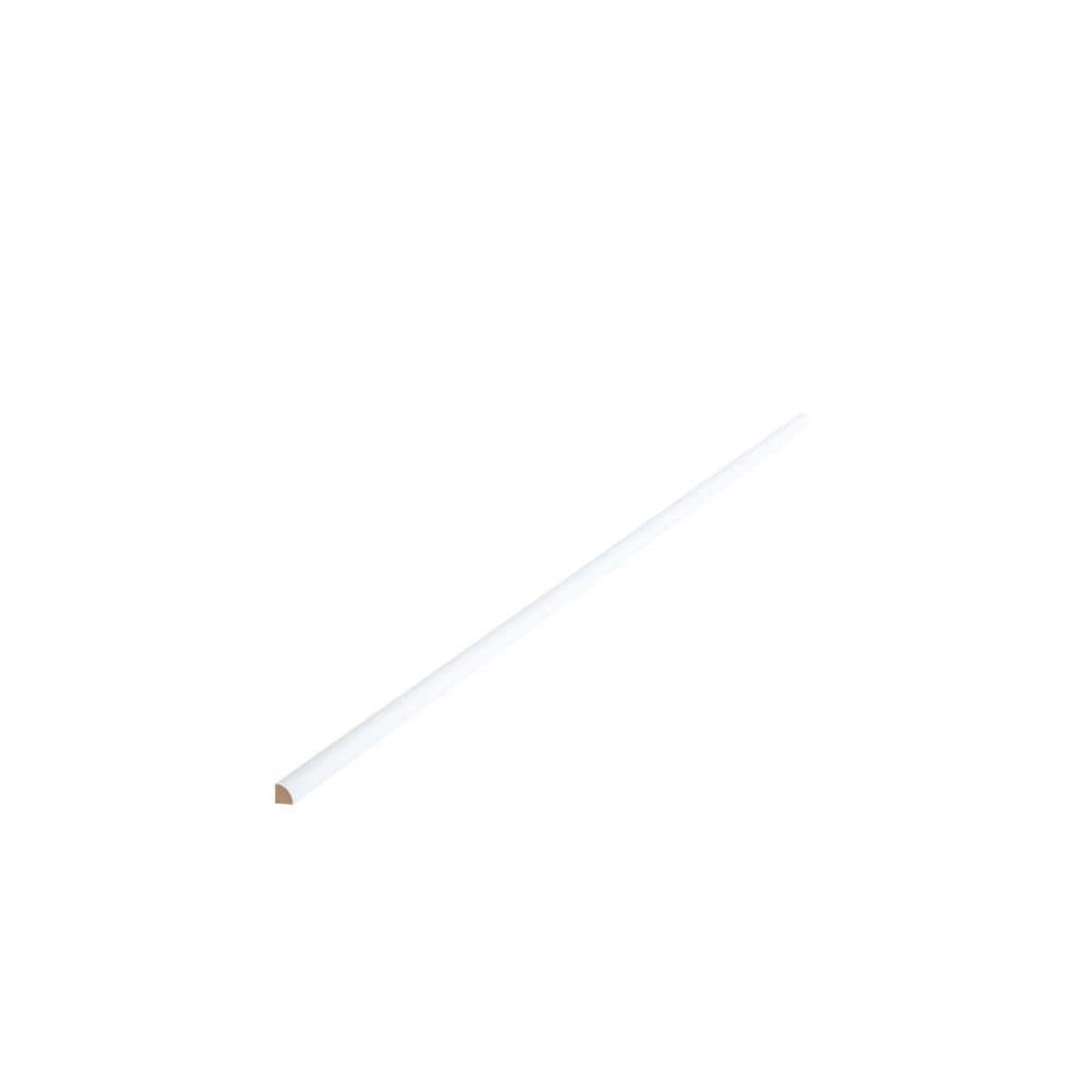 Courtland 91.5 in. W x 0.7 in. H Cabinet Shoe Trim Moulding in Polar White price history on PriceWatchPro