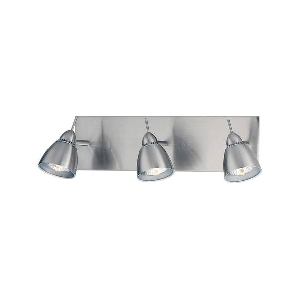 Illumine 3-Light Polished Steel Wall Lamp