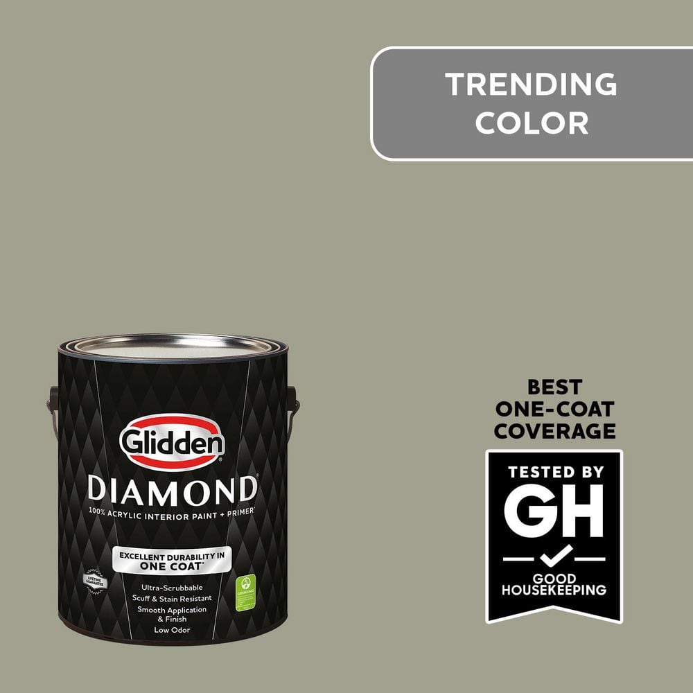 1 gal. PPG1028-4 Smoky Slate Flat Interior Paint with Primer price history on PriceWatchPro