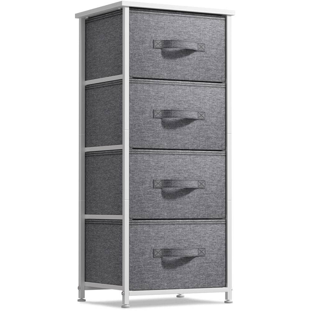 Sorbus Fusion 4-Drawer Nursery Dresser in White with Deep Soft-Close Drawers