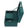 YIYIBYUS 9.45 in. x 6.69 in. Dark Green 3-Layers Flannel Jewelry Storage Box  HG-HSYXF-6299 - The Home Depot