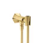 Locarno Handshower Porter with Outlet in Brushed Gold Optic