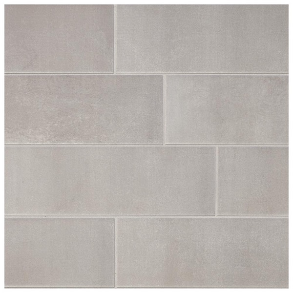Marazzi Modern Renewal Iron 4-1/4 in. x 12-7/8 in. Glazed Ceramic Subway Wall Tile (0.38 sq. ft./each)