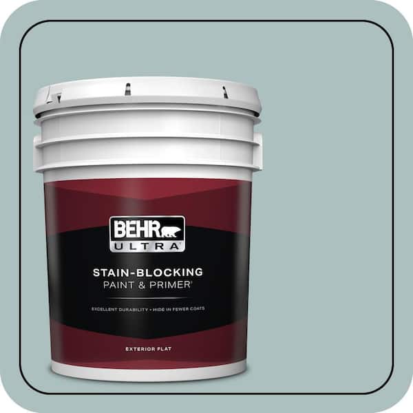 BEHR ULTRA 5 gal. Home Decorators Collection #HDC-CL-15G Morning Parlor Flat Exterior Paint & Primer